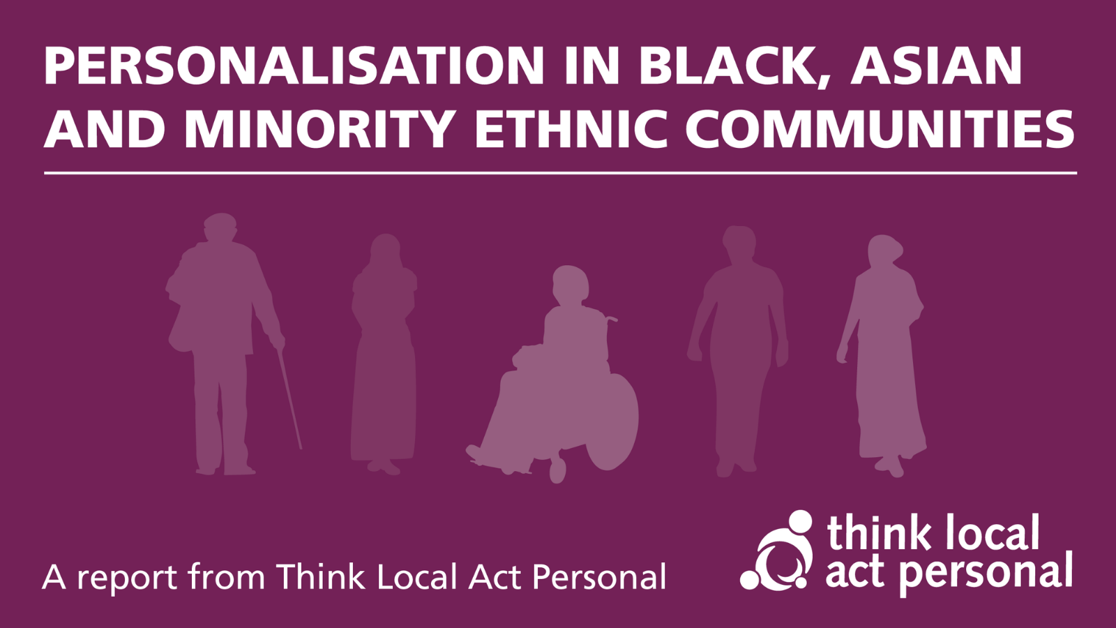 Report graphic - Personalisation in Black, Asian and minority ethnic communities