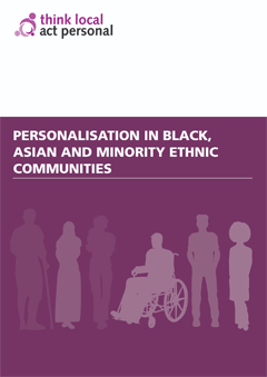 Personalisation in BAME communities frontcover